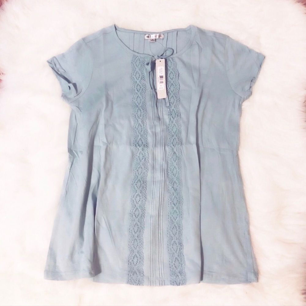 NWT | blue tee